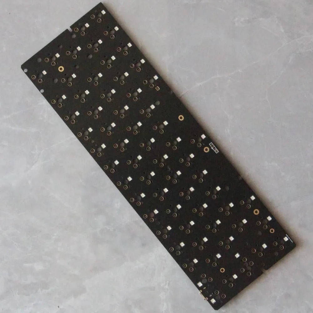 Hot-Swap 64RGB Mechainical Keyboard Custom PCB Compatibal With GH60 Wooting 60he RAKK PCB Kit optional