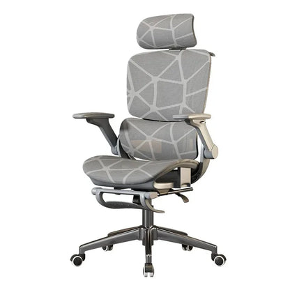 Air Titan kontor- og gamingstol i fuld mesh med ergonomisk lændestøtte i tre zoner til computer- og skrivebordsbrug for studerende, med ventilerende design
