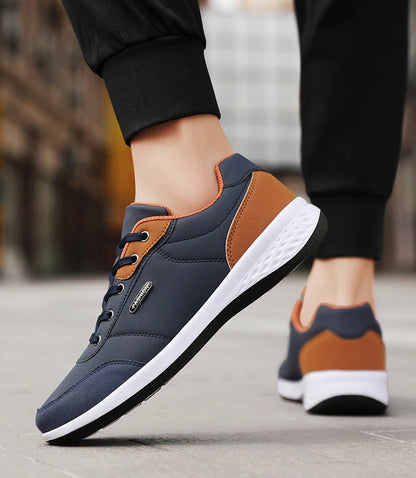 Pantofi din piele pentru bărbați Balan – Adidași la modă, pantofi sport, adidași respirabili pentru bărbați, încălțăminte antiderapantă, pantofi de vacanță pentru bărbați