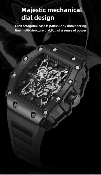 Foreign Trade Watch Large Dial For Men Quartz Waterproof Sport Square Luminous Watch For Men