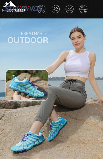 Men's Trail Running Shoes, Lightweight Athletic Zero Drop Barefoot Shoes Non Slip Outdoor Walking Minimalist Shoes for Women