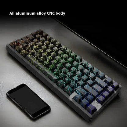 IROK MG75 Pro MG75 Max Aluminum Magnetic Gaming computer Mechanical Keyboard 75% Rapid Trigger 8K RGB Hotswap Gamer Keeyboard