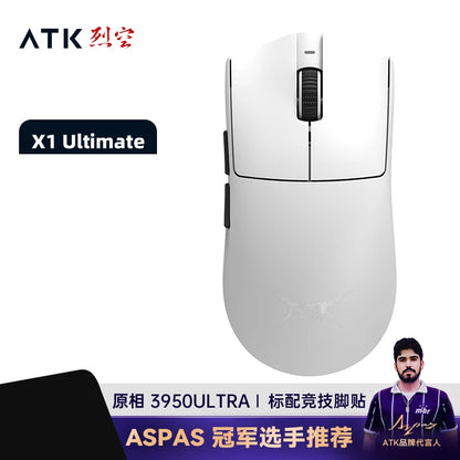 ATK Blazing Sky X1 Wireless Gaming Mouse, 8K Polling Rate, PAW3950 Ultra Sensor, 32,000 DPI, Tri-Mode Bluetooth & 2.4GHz Lightweight FPS Gaming Mouse
