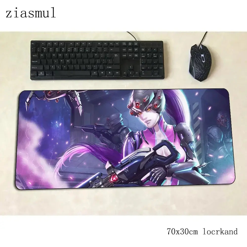 overwatch mouse pad Covoraș de mouse cu desene animate pentru computer 700x300x3mm covoraș de mouse pentru jocuri mare Indie Pop padmouse tastatură jocuri PC gamer birou