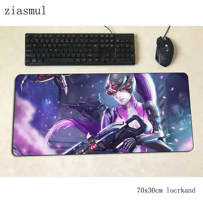 overwatch mouse pad Covoraș de mouse cu desene animate pentru computer 700x300x3mm covoraș de mouse pentru jocuri mare Indie Pop padmouse tastatură jocuri PC gamer birou