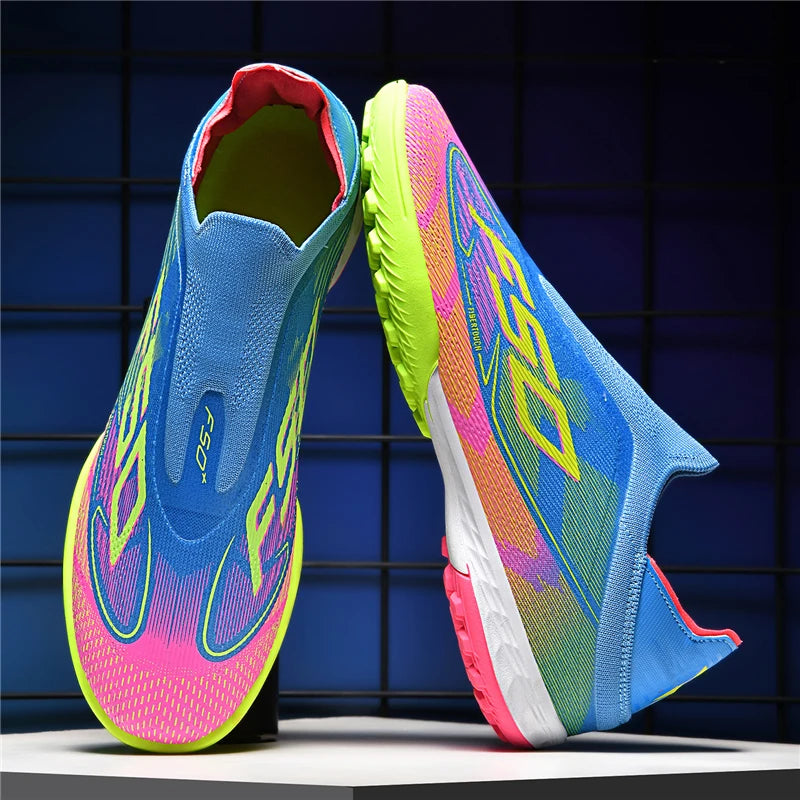 Moški nogometni čevlji Ultralight Sport Notranji čevlji z žebljički Nogometni čevlji za travo Odrasli Protizdrsni Protizdrsni FG Turf Futsal Udobni