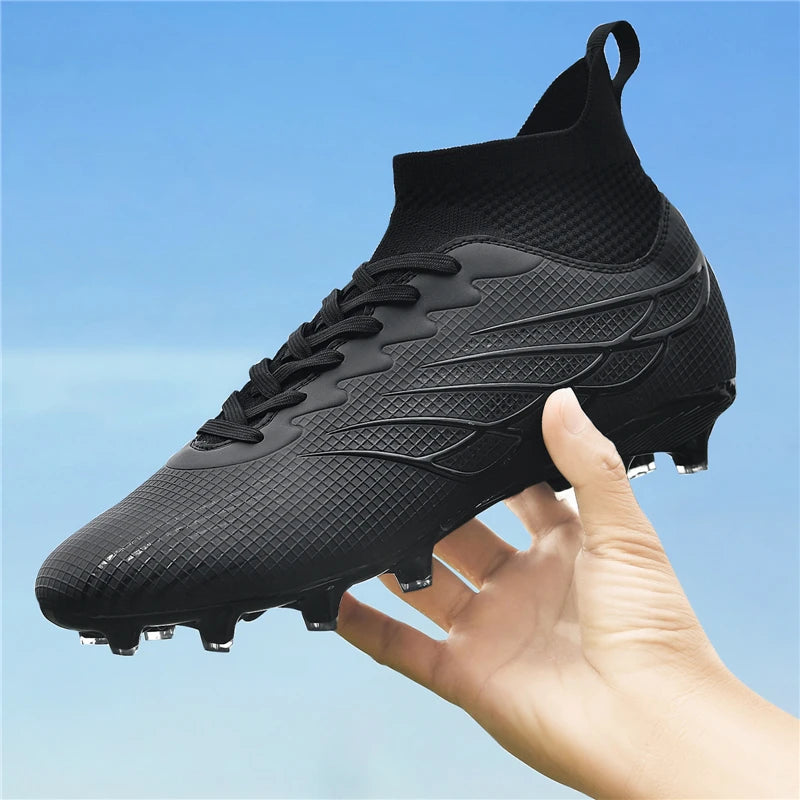 2026 Superfly FG Football Boots Outdoor Soccer Cleats Black Shoes Soft Sport Professional Shoes Breathable Comfortable Boots Plus