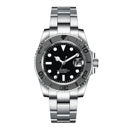 Corgeut 40mm  Luxury Business NH35 Men's automatic mechanical Diving Watch, ceramic bezel, sapphire crystal, 100m waterproof.