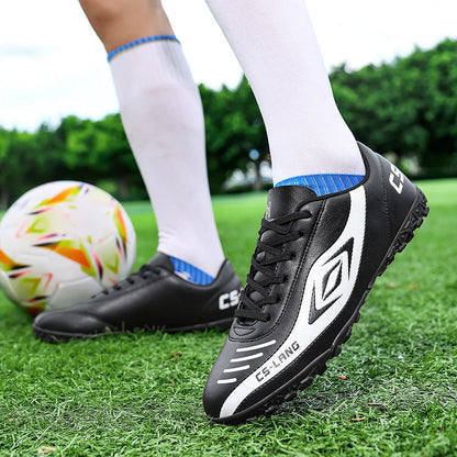 Moški nogometni čevlji s špicami za travo Nogometni čevlji za tekmo Odrasli Notranji Ultralahki Protizdrsni Fantje Futsal Športna trava Udobni