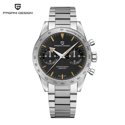 2026 New PAGANI DESIGN Retro Men's Watches Moon Quartz Watch For Men Speed Sports Chronograph AR Sapphire VK64 Clock