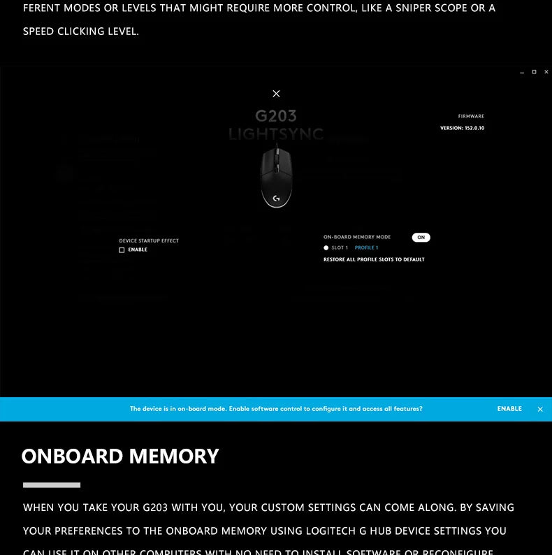 Logitech G203 Wired Gaming Mouse, Esports-Grade, 6 Programmable Buttons & Multi-Color for Competitive Games