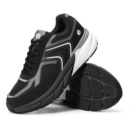 Fittington Wide Shoes for Men Casual Walking Sneakers Orthopedic Arch Support for Plantar Fasciitis Neuropathy