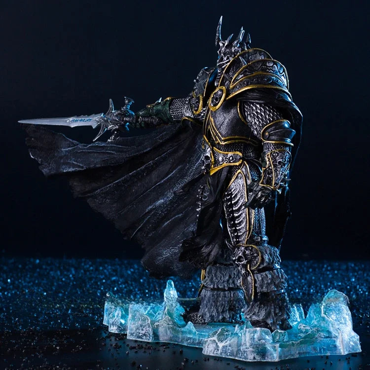 Model figurină anime World of Warcraft periferice de joc 36cm, al 7-lea Lich King Illidan Stormrage, decorațiune pentru birou, cadouri, jucării pentru copii