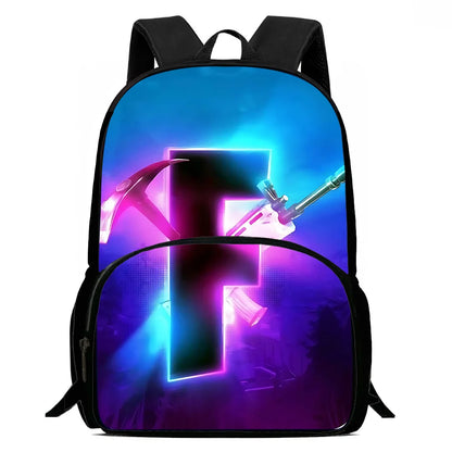Mochilas infantis do jogo popular FortniteS para meninos e meninas, presente de aniversário para estudantes, sacos escolares de criança, mochila durável de grande capacidade para campismo