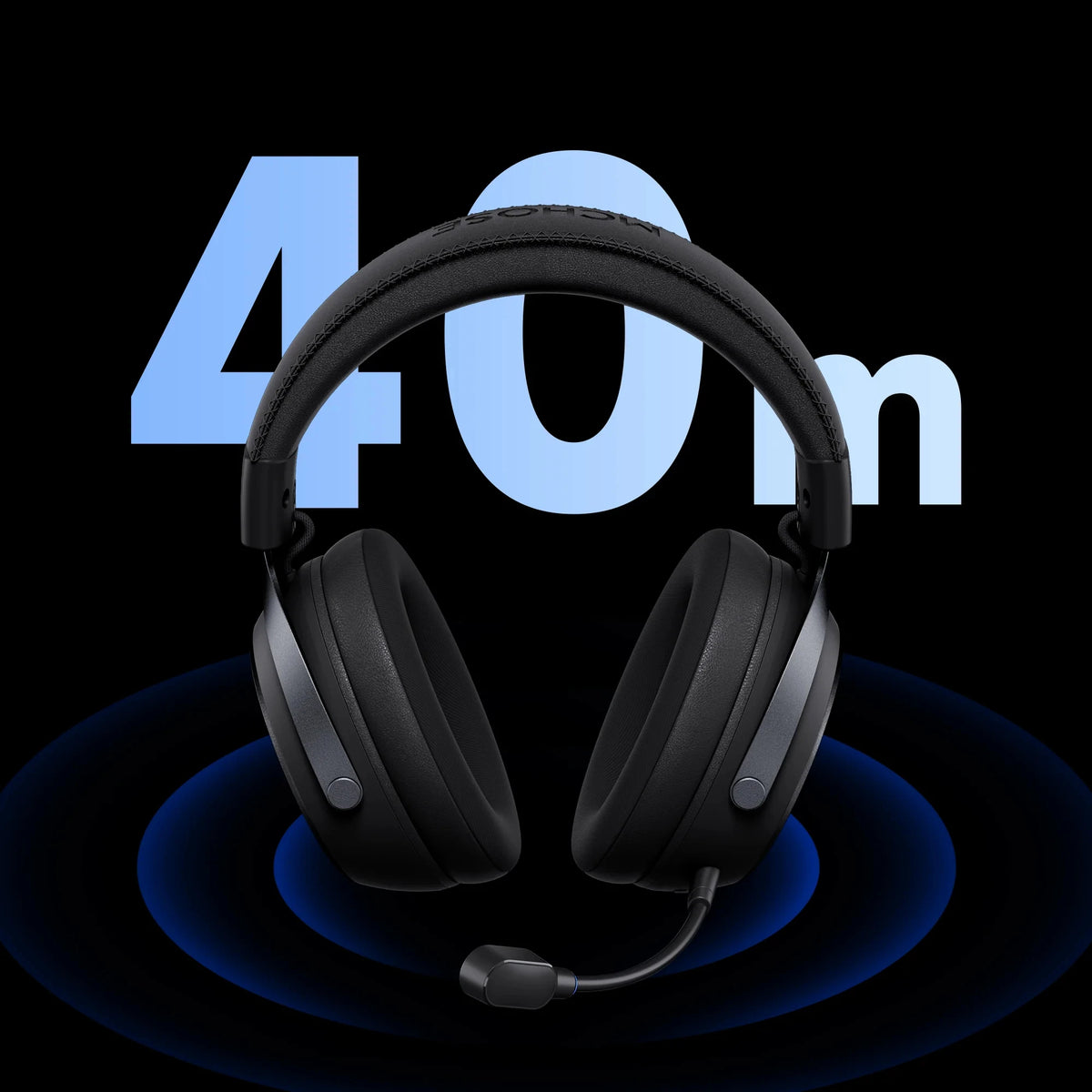 Casque de jeu sans fil MCHOSE X9 7.1, Bluetooth 2.4G, trois modes, réduction de bruit, e-sport, FPS, pour cadeaux