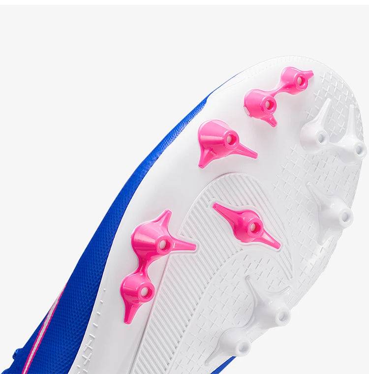 Nike originalni spomladanski moški nogometni čevlji s srednjim zgornjim delom in vezalkami, odporni proti obrabi, model FQ8329-446