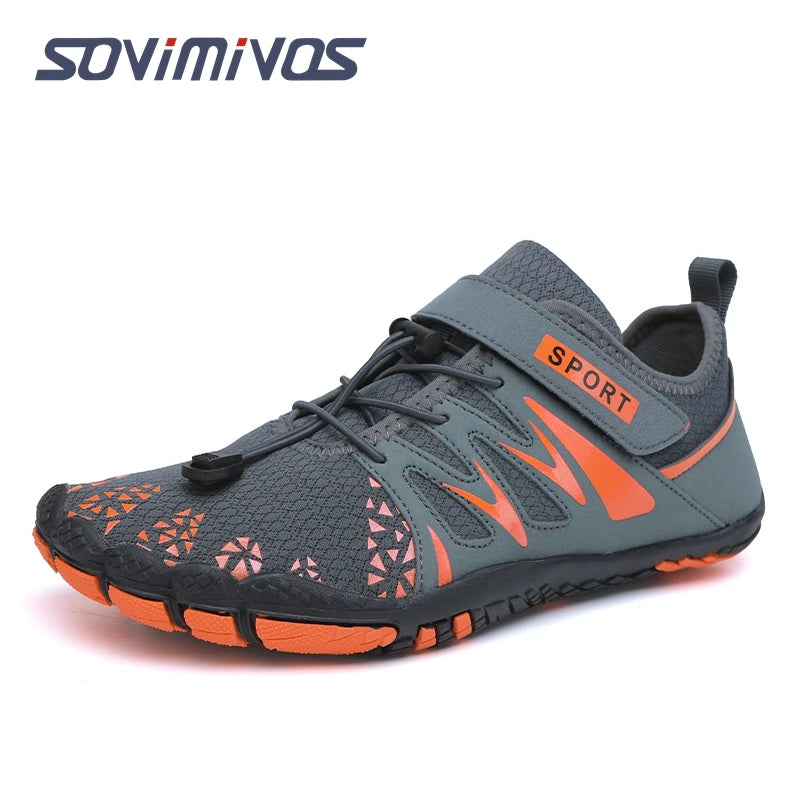 Men's Trail Running Shoes, Lightweight Athletic Zero Drop Barefoot Shoes Non Slip Outdoor Walking Minimalist Shoes for Women