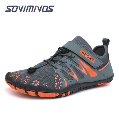 Men's Trail Running Shoes, Lightweight Athletic Zero Drop Barefoot Shoes Non Slip Outdoor Walking Minimalist Shoes for Women