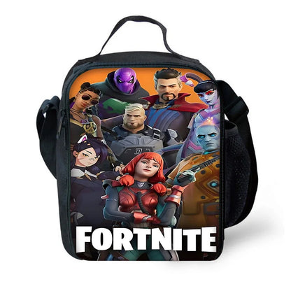Hot Game Design Child Backpacks F-FortniteS Lunch Bag Pencil Case Pupil Large Capacity School Bags For Boy Girl Best Gift