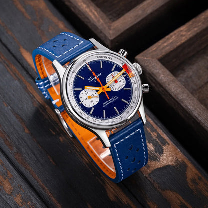 Sugess Chronograph Watch for Man ST19 Swanneck Movement Mechanical Wristwatches Sapphire Crystal Pilot Military Racing Clock New
