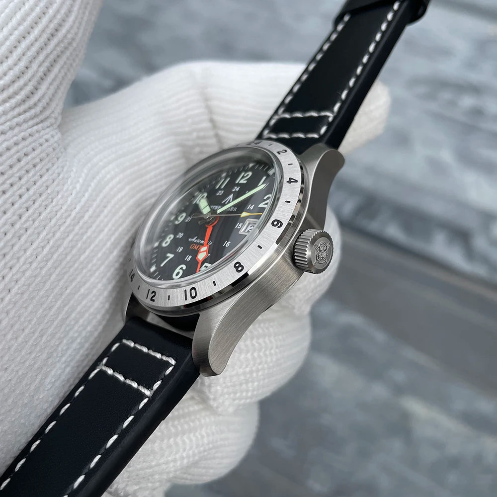 STEELFLIER Official SF792 GMT Mechanische Armbanduhr NH34 Uhrwerk Super BGW9 C3 Leuchtmasse 200M wasserdichte Luxus-Taucheruhr für Herren