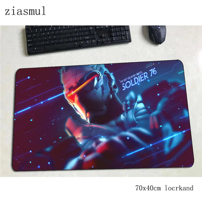 Overwatch mouse pad gamer 700x400x3mm gaming mousepad Colorful notebook desk mat Christmas gifts mouse pad PC gamer mats gamepad