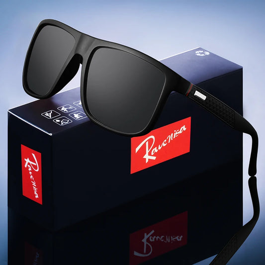 Brand Designer Men's Sun Glasses Vintage Square Sunglasses Men Women Luxury  Driving Fishing UV400 Eyewear Men