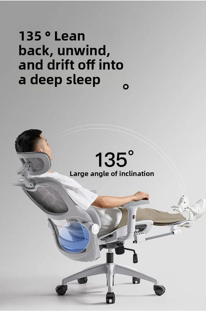 Sedia multifunzione da ufficio, sedia per computer, poltrona reclinabile per riposo, sedia ergonomica girevole da e-sport