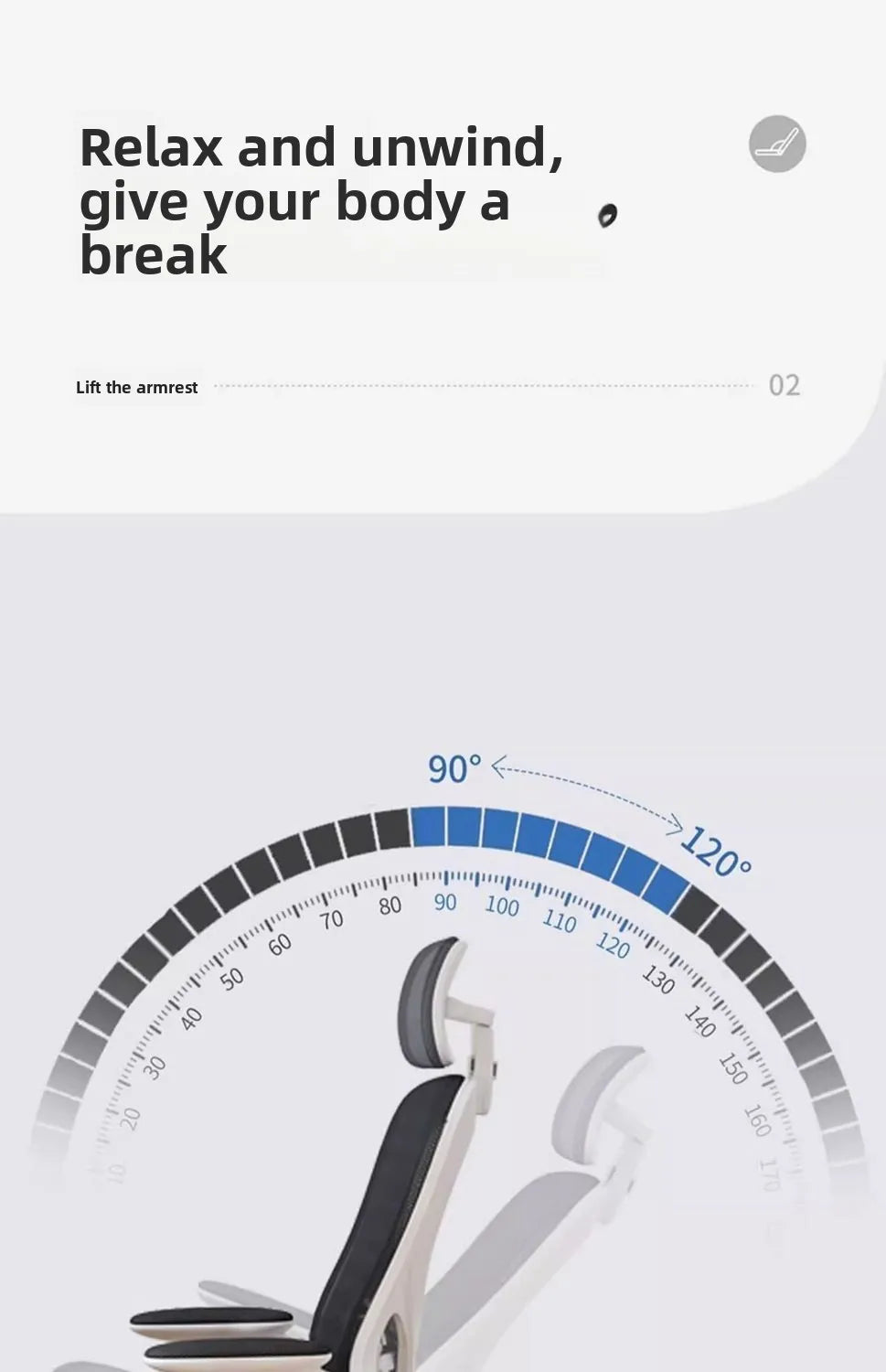 Ergonomisk gamingstol för studentrum och kontor, bekväm datorstol för långa pass vid skrivbordet, bekväm gamingstol