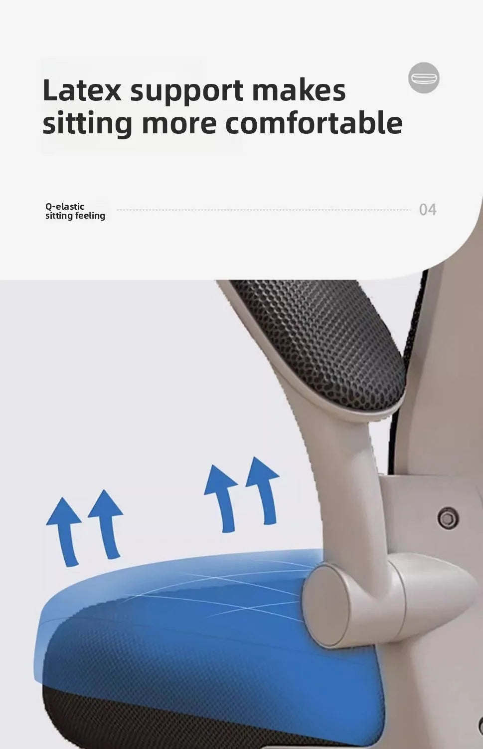 Ergonomisk gamingstol för studentrum och kontor, bekväm datorstol för långa pass vid skrivbordet, bekväm gamingstol