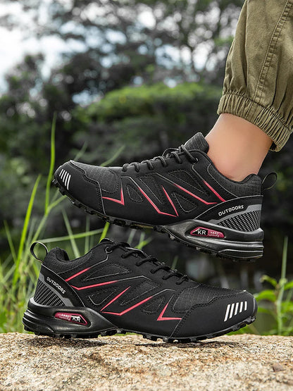 Men's Hiking Shoes Waterproof All-Terrain Outdoor Sneakers Non-Slip for Trekking Camping Tactical Training Outdoor Cycling