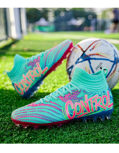 Uomo Donna Scarpe da calcio Scarpe da calcio per esterni Scarpe da calcio antiscivolo per campi da calcio Scarpe da futsal ultraleggere Scarpe da calcio con tacchetti TF/FG
