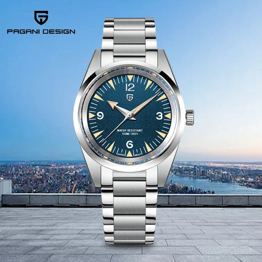 PAGANI DESIGN 2025 New VH31 Casual Men's Quartz Watch Luxury Sapphire Stainless Steel Waterproof 10Bar Luminous C3 reloj hombre