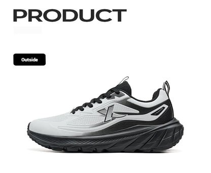 Xtep Men's Running Shoes Lightweight Breathable Shock Absorption Wear-Resistant Durable Cushioned Sneakers 875419110002