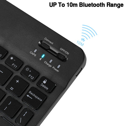 10inch Backlight Bluetooth Keyboard Mouse For IOS Android Windows, Backlit Keyboard For iPad, Wireless Keyboard For Samsung Tablet