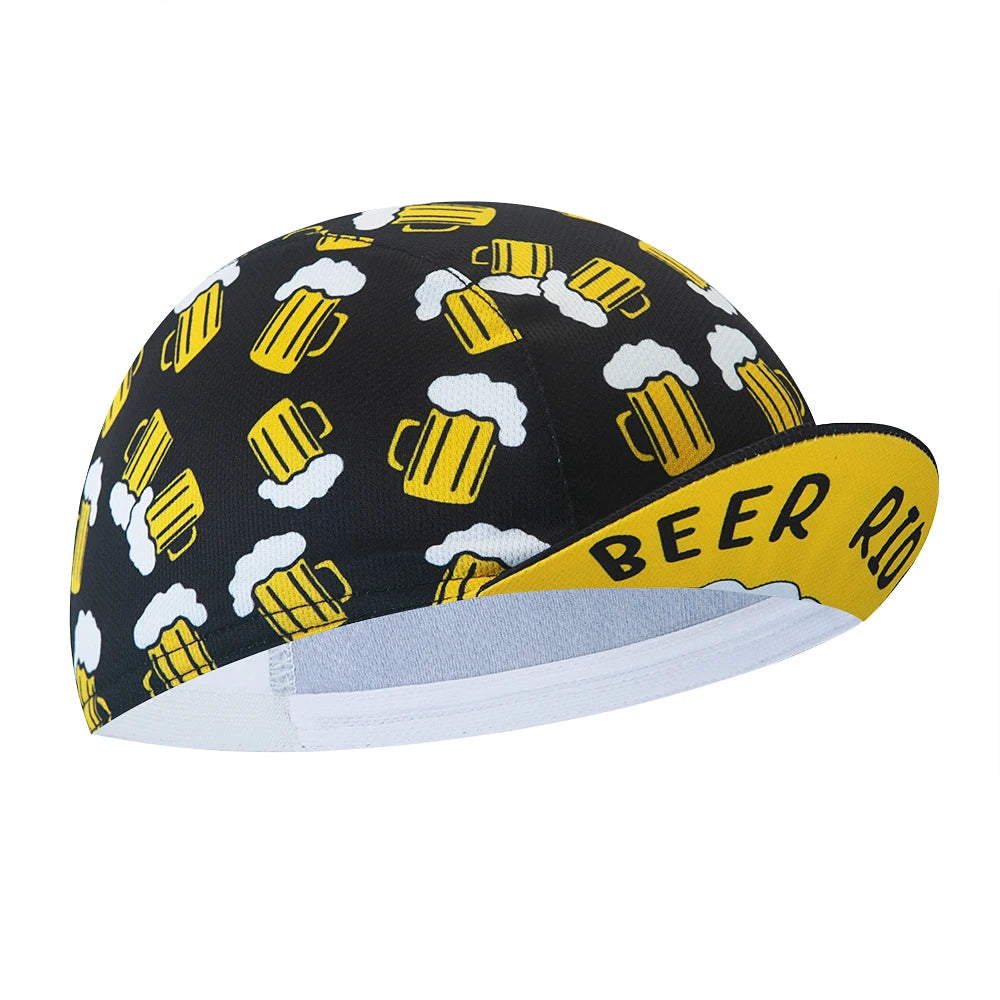 Beer Cycling Cap Outdoor Sports Hat Team Bike Caps Breathable Summer Sun Protection Unisex