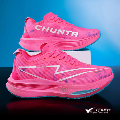 Zapatillas de running con placa de carbono, especiales para maratón, deportivas para hombre, transpirables, ligeras, cómodas y de ocio para mujer.