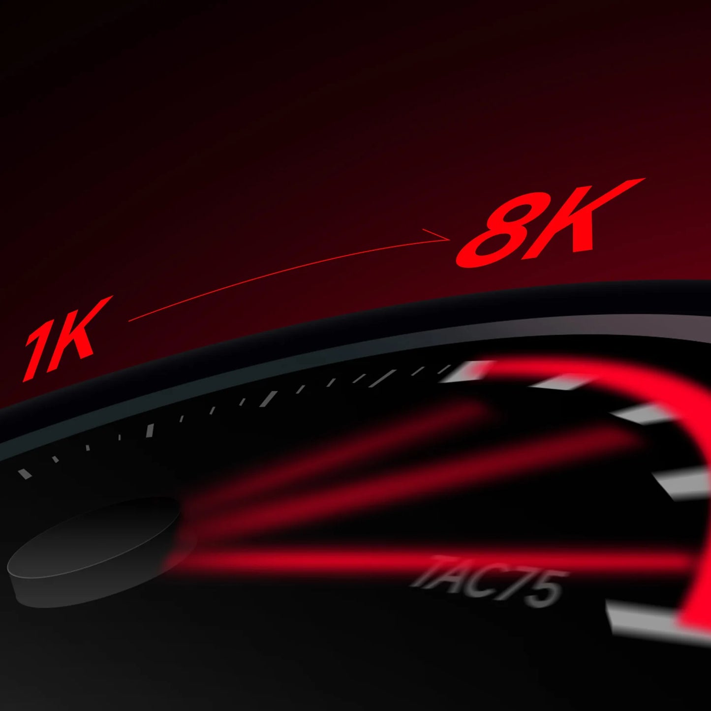 Teclado AKKO TAC75 HE con interruptores magnéticos, teclado gaming 75%, Rapid Trigger 0.005mm, 8K RGB, con cable, teclado personalizado para esports para gamers