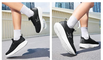 Xtep Women's Running Shoes 2025 Summer New Durable Lightweight Casual Shock-Absorbing Breathable Mesh Sneakers 875418110054