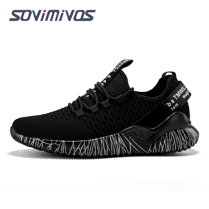 Men's Walking Shoes - Slip-On Tennis Running Shoes Memory Foam Lightweight Work Sneakers for Indoor Outdoor Gym