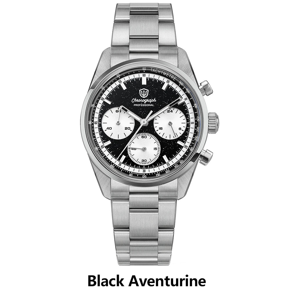 Watchdives Premier WD0526 Men Watch VK63 Mecha Chronograph Quartz Watches Sapphire Waterproof 316L Stainless Steel Wristwatch