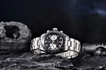 PAGANI DESIGN New Panda Men's Watches Top Luxury Quartz Wristwatches Chronograph Watch Man 2026 Gift AR Sapphire Ceramic Bezel