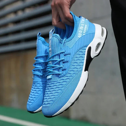 Moški športni čevlji z debelo podplatjo in modnim dizajnom, zračni in udobni čevlji, čevlji za pohodništvo na prostem, Zapatillas Hombre De Segu