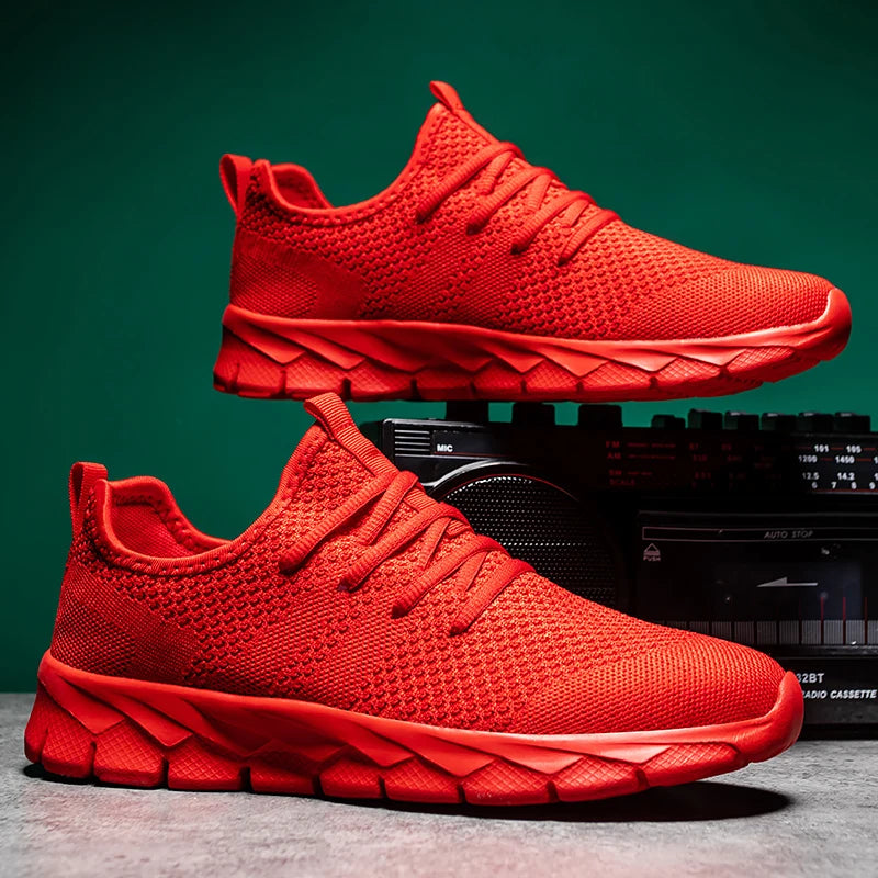 Zapatillas deportivas para hombre, ligeras y transpirables, para correr, para todas las estaciones, tallas grandes, clásicas, informales, deportivas, con suela gruesa, para caminar