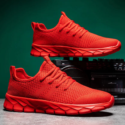 Zapatillas deportivas para hombre, ligeras y transpirables, para correr, para todas las estaciones, tallas grandes, clásicas, informales, deportivas, con suela gruesa, para caminar