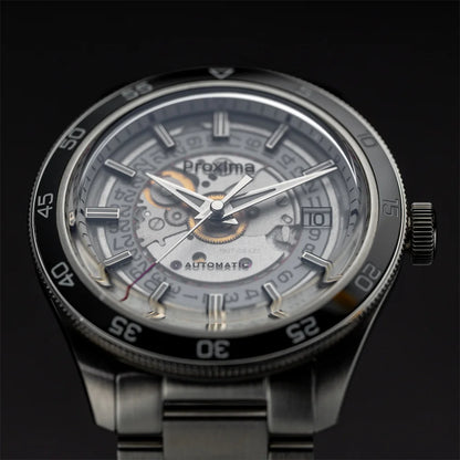 PX1701 39mm Luxury Men's Watches Business Dress Watch For Men Automatic Mechanical Sapphire Glass Date Window 200m Waterproof