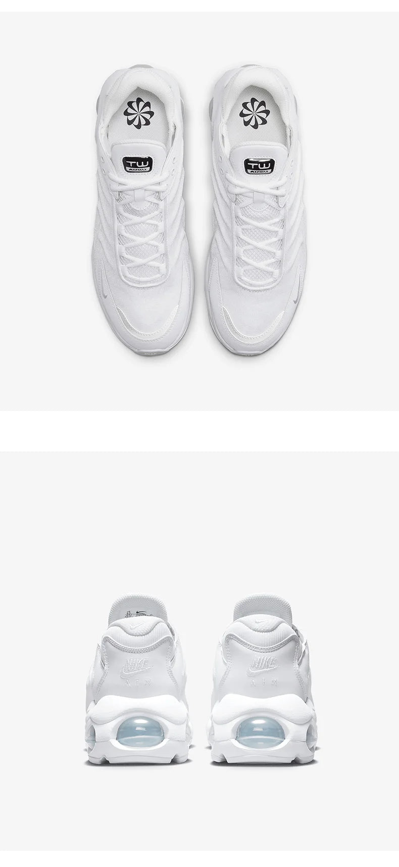 Nike Official Genuine Air Max TW herresko med polstring, lavt skaft, til sport og fritid, DQ3984-102