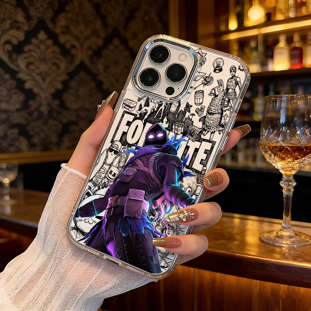 Cartoon Battle Royale Fortnite Phone Case For Xiaomi Mi 15 14T 14 12T 11T 11 Lite Poco M7 X7 X6 F5 F6 X5 X4 GT Pro 4G 5G Cover