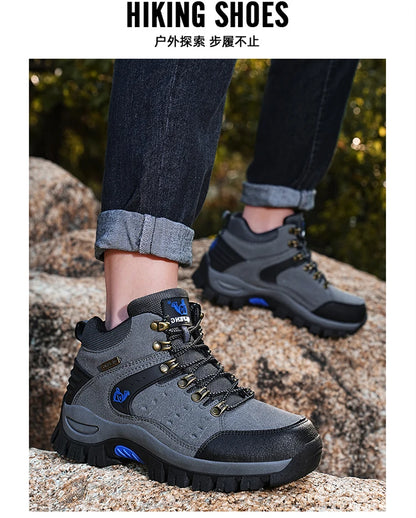 Outdoor-trekkingschoenen herfst/winter heren waterdichte wandelschoenen bergschoenen echt leer bosjacht tactische schoenen