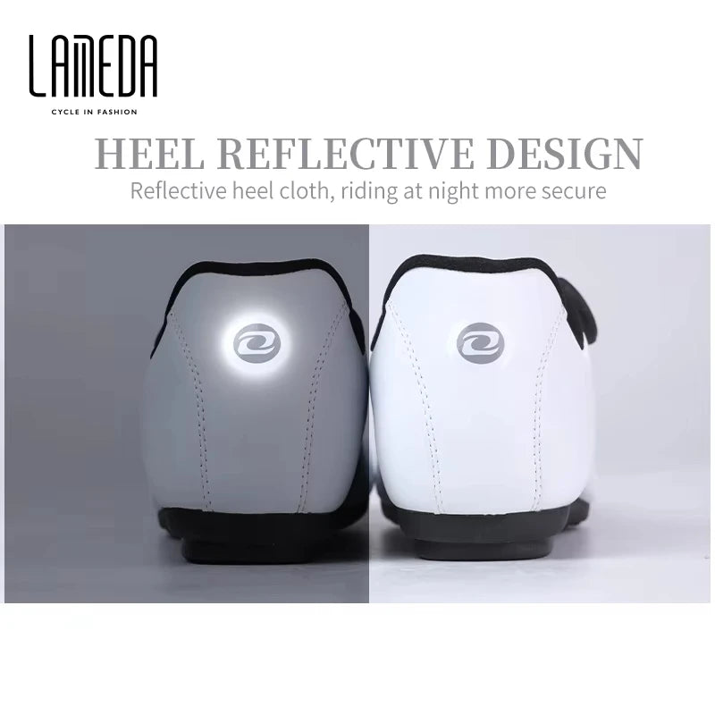LAMEDA Pro kolesarske čevlje Lock Shoes cestno kolo moški in ženske trda podplat kolesarske čevlje MTB kolesarska ekipa Lock Shoes